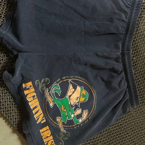 Vintage Notre dame fighting Irish team shorts 90’s
